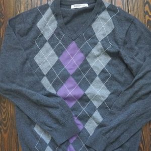 Old Navy Argyle Sweater